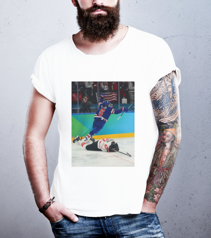 Megan Keller USA Olympic Hockey OT Goal Celebration T-Shirt