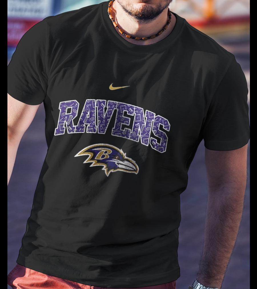 Baltimore Ravens Nike Barber Tools Ravens T-Shirt
