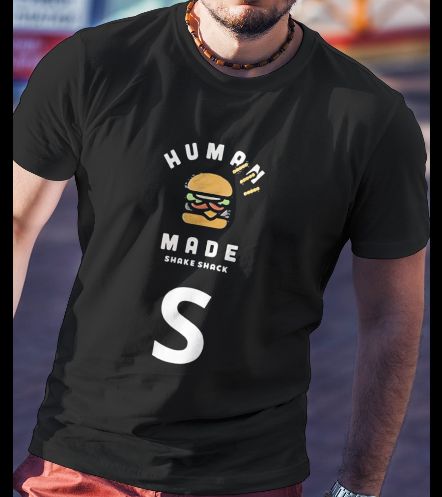 Human Made Shake Shack Hamburger Collaboration S T-Shirt
