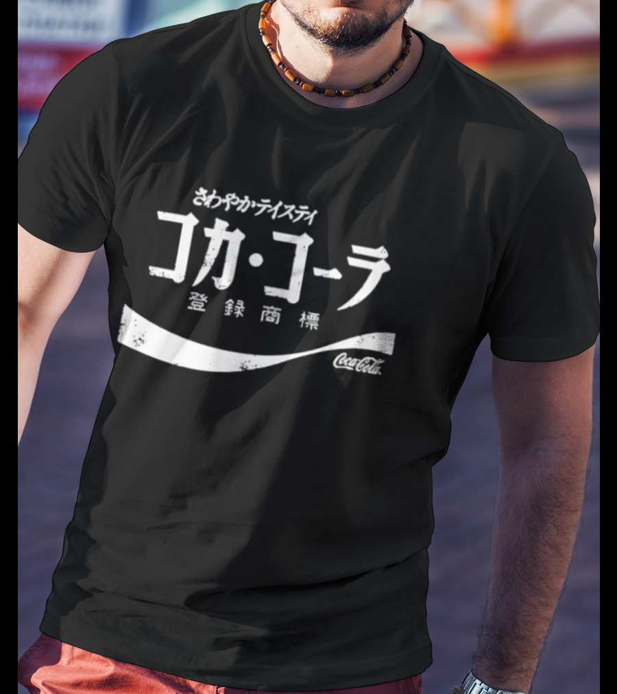 Coca Cola Japanese Kanji Script T-Shirt