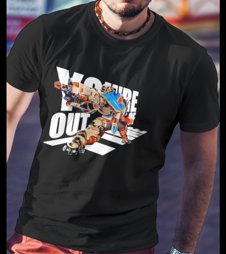 You're Out Of Time Paladins Video Game Character Action Pose T-Shirt