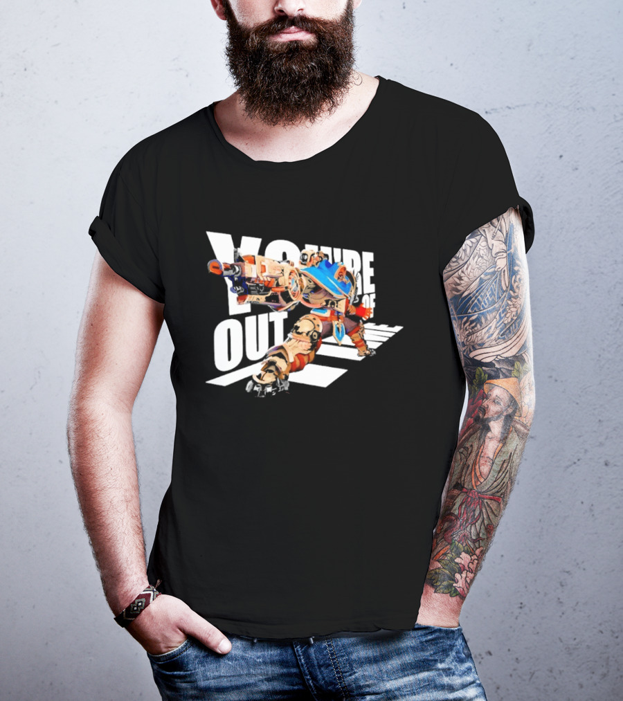 You're Out Of Time Paladins Video Game Character Action Pose T-Shirt