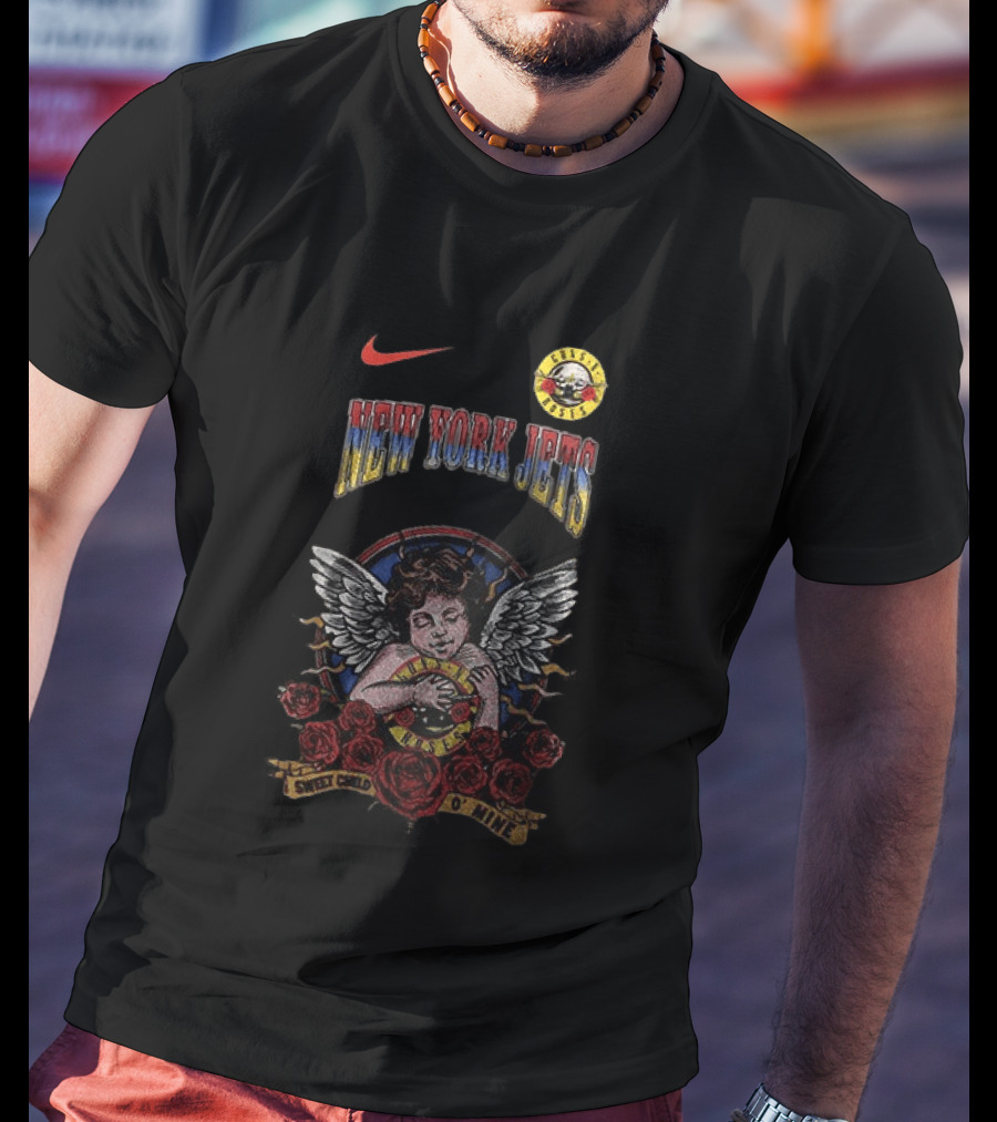 Nike New York Jets Guns N Roses Sweet Child O' Mine T-Shirt