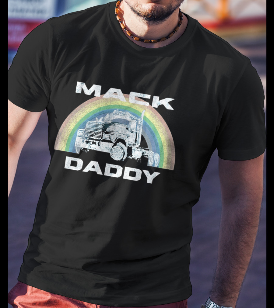 Mack Daddy Vintage Truck Rainbow T-Shirt