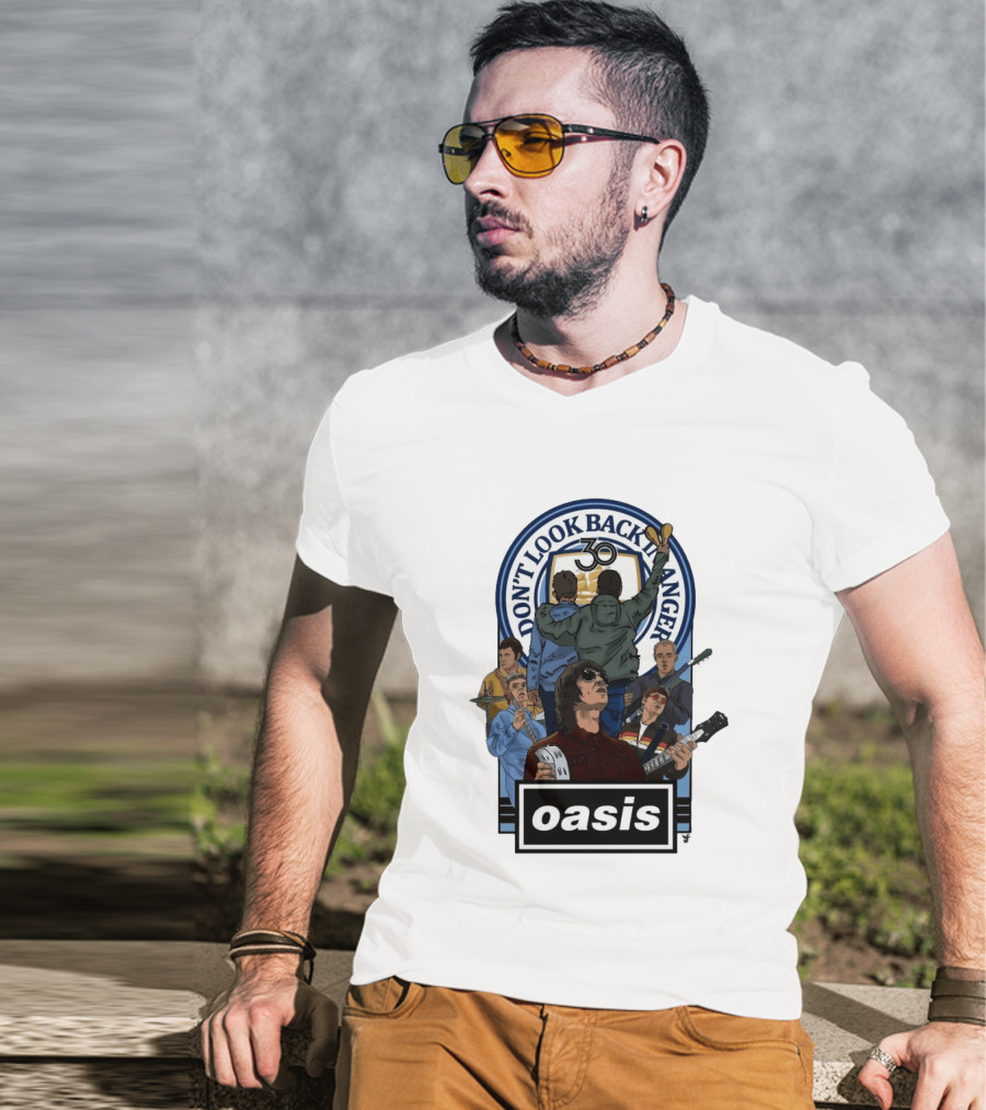 Don't Look Back In Anger Oasis 30th Anniversary Celebration T-Shirt