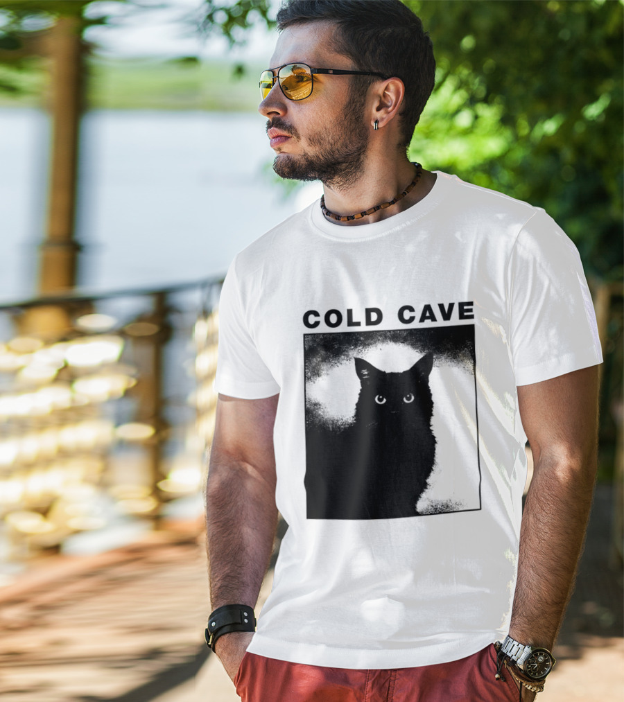 COLD CAVE Cat In Shadow T-Shirt