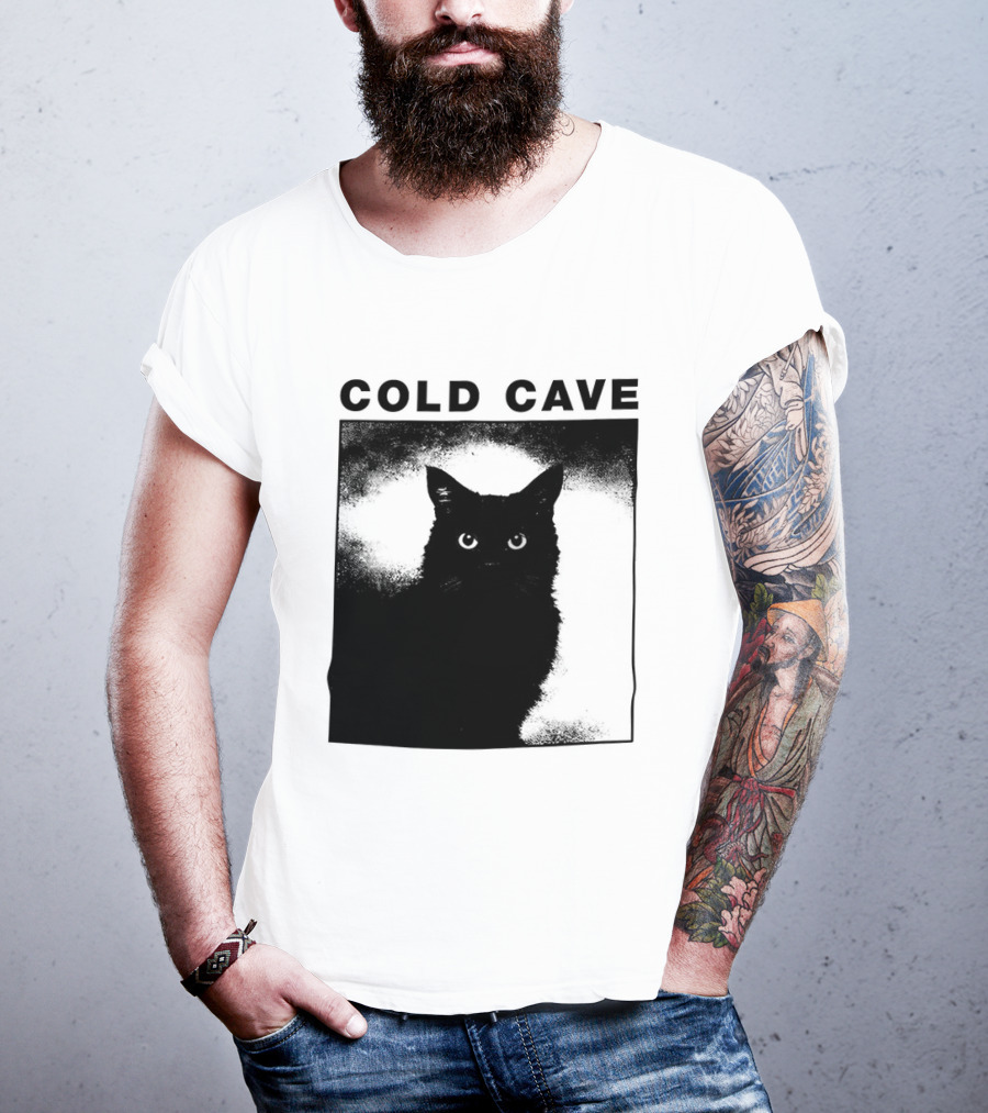 COLD CAVE Cat In Shadow T-Shirt