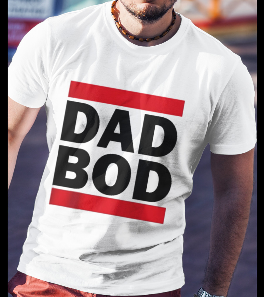 Dad Bod Red Stripes T-Shirt