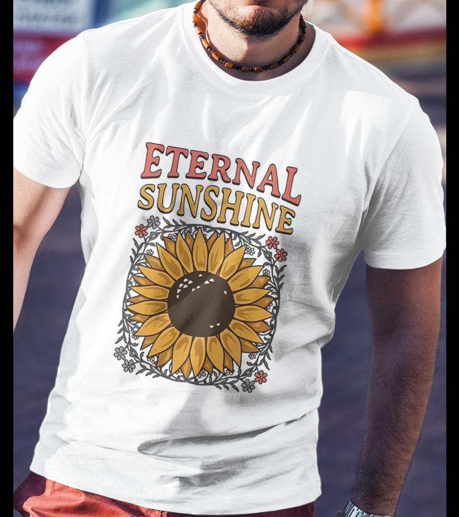 Eternal Sunshine Sunflower Blossom Floral T-Shirt