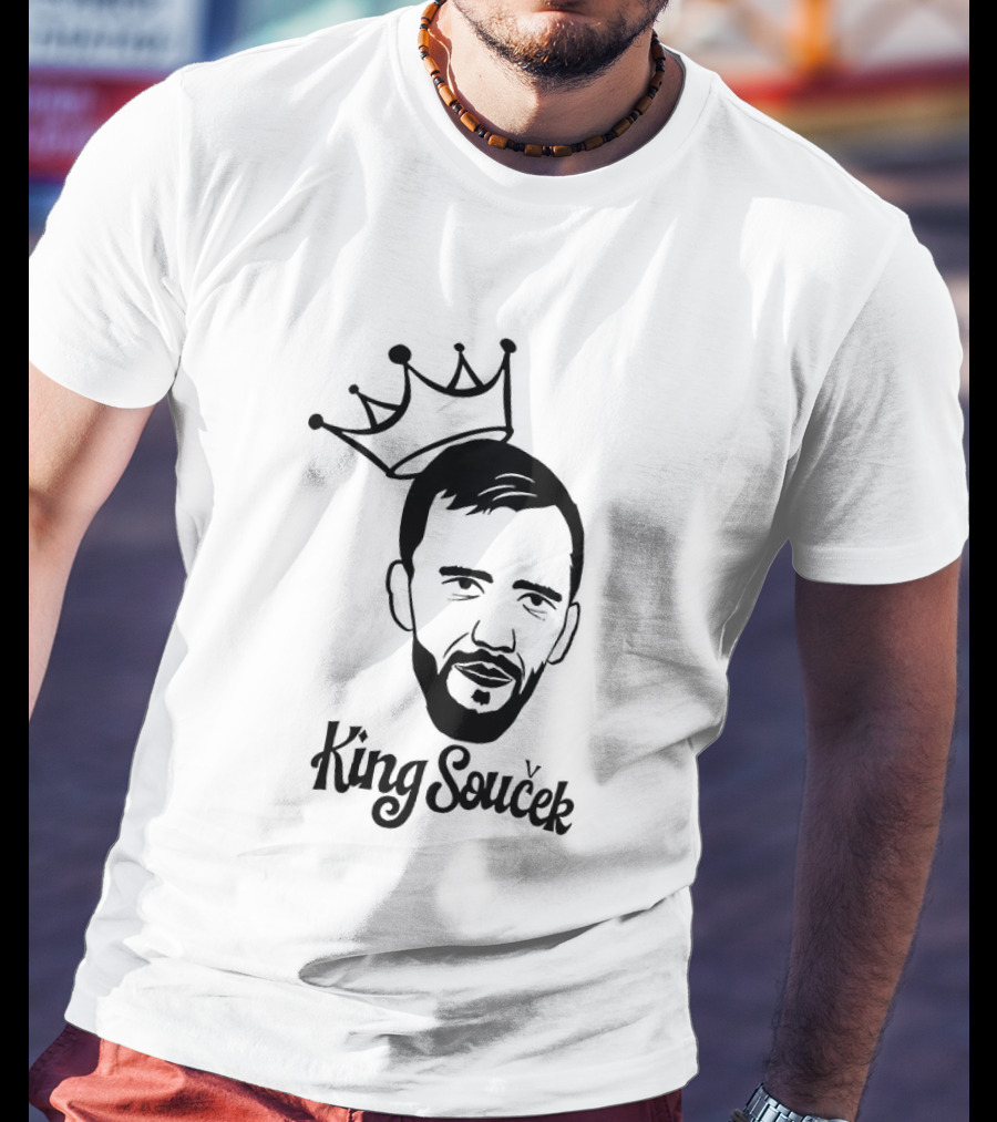 King Soucek Drawing With Crown T-Shirt