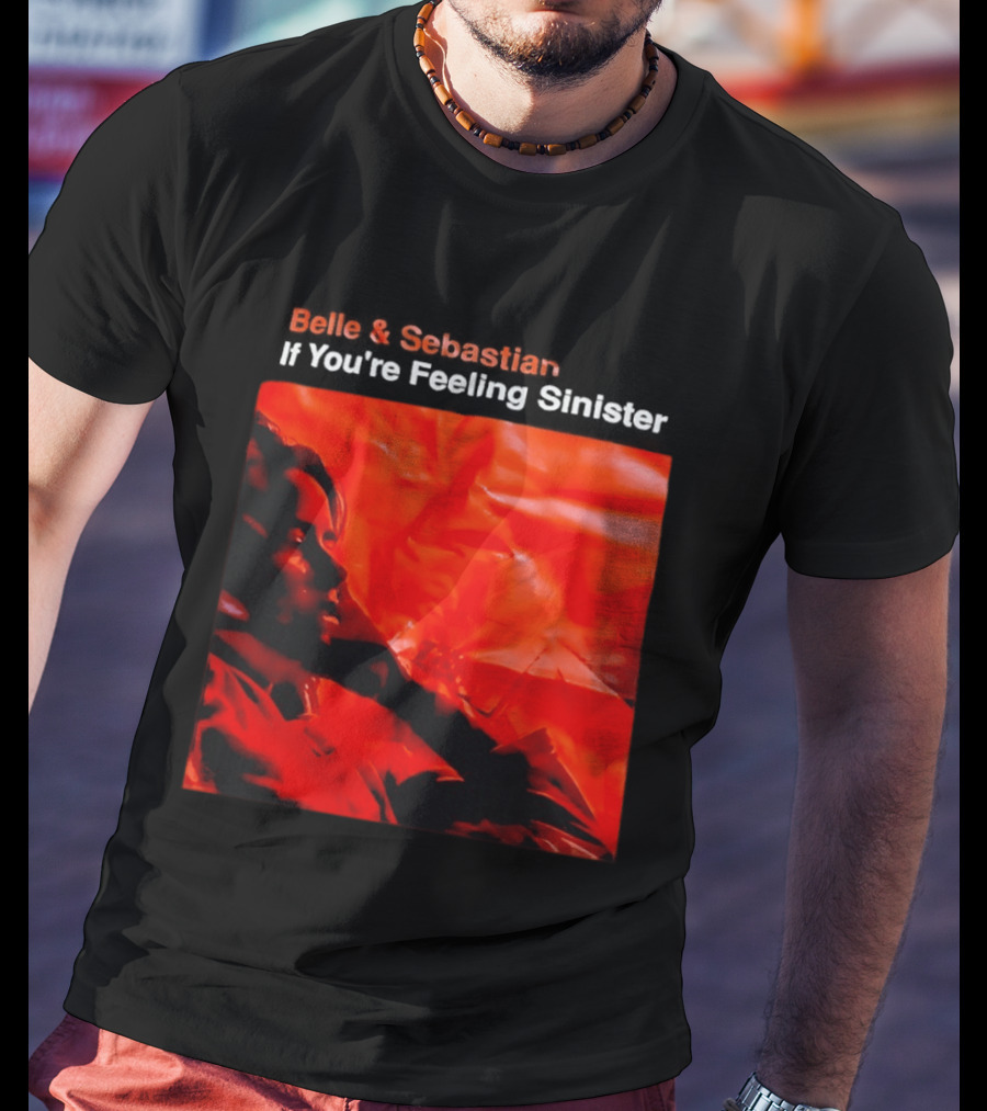 Belle And Sebastian If You're Feeling Sinister Album Art Red T-Shirt