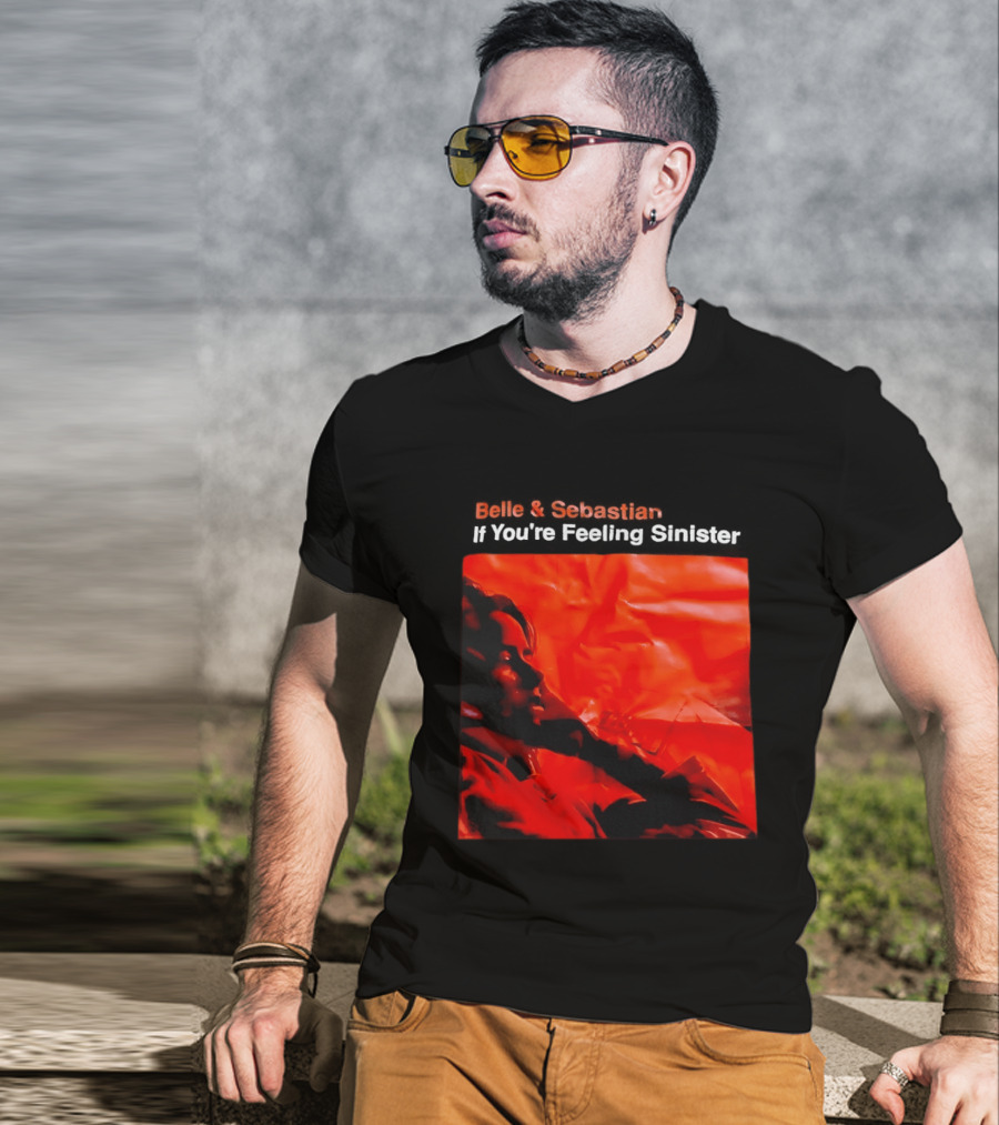 Belle And Sebastian If You're Feeling Sinister Album Art Red T-Shirt