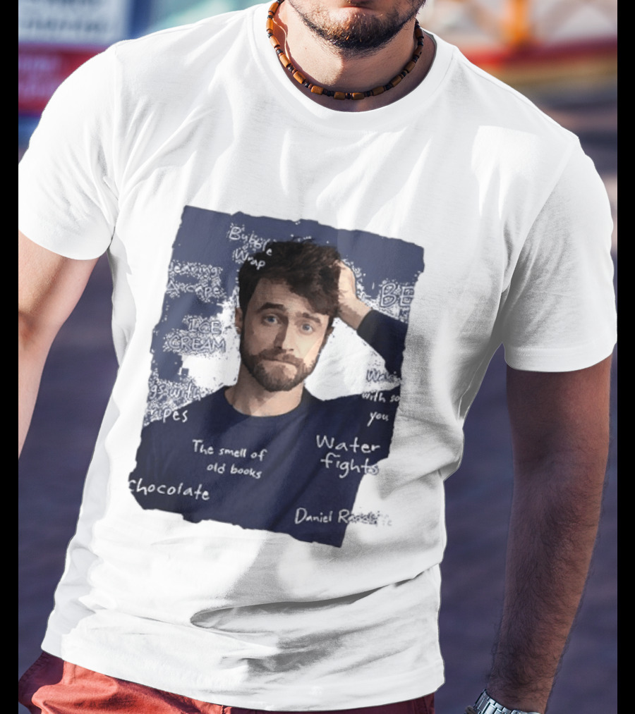 Bubble Wrap Beside Water Fights Ice Cream Chocolate The Smell Of Old Books Daniel T-Shirt