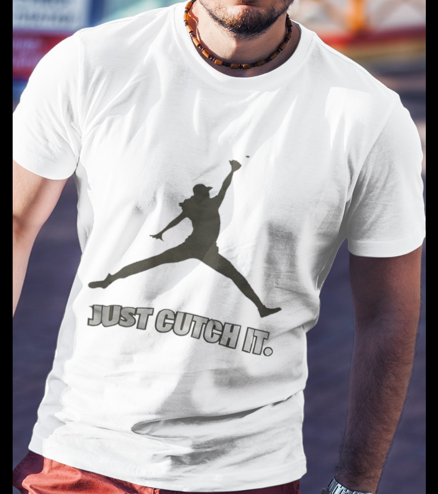 Pittsburgh Pirates Andrew McCutchen Just Cutch It Jumping T-Shirt