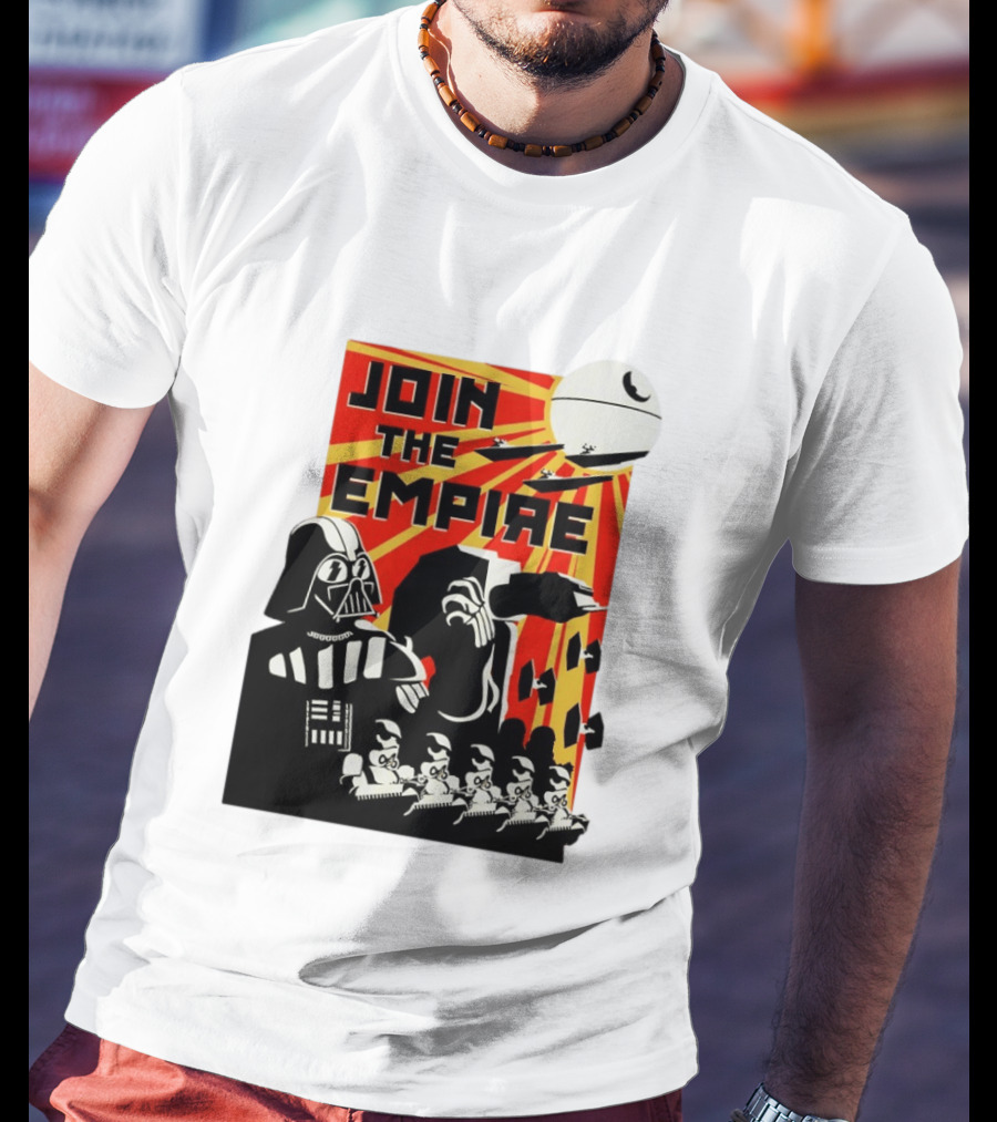 Join The Empire Propaganda Galactic Battle Recruitment T-Shirt