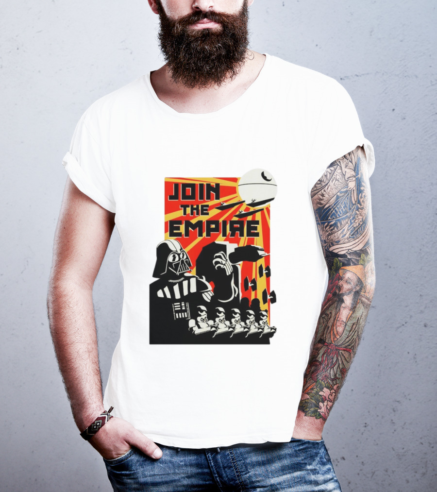 Join The Empire Propaganda Galactic Battle Recruitment T-Shirt