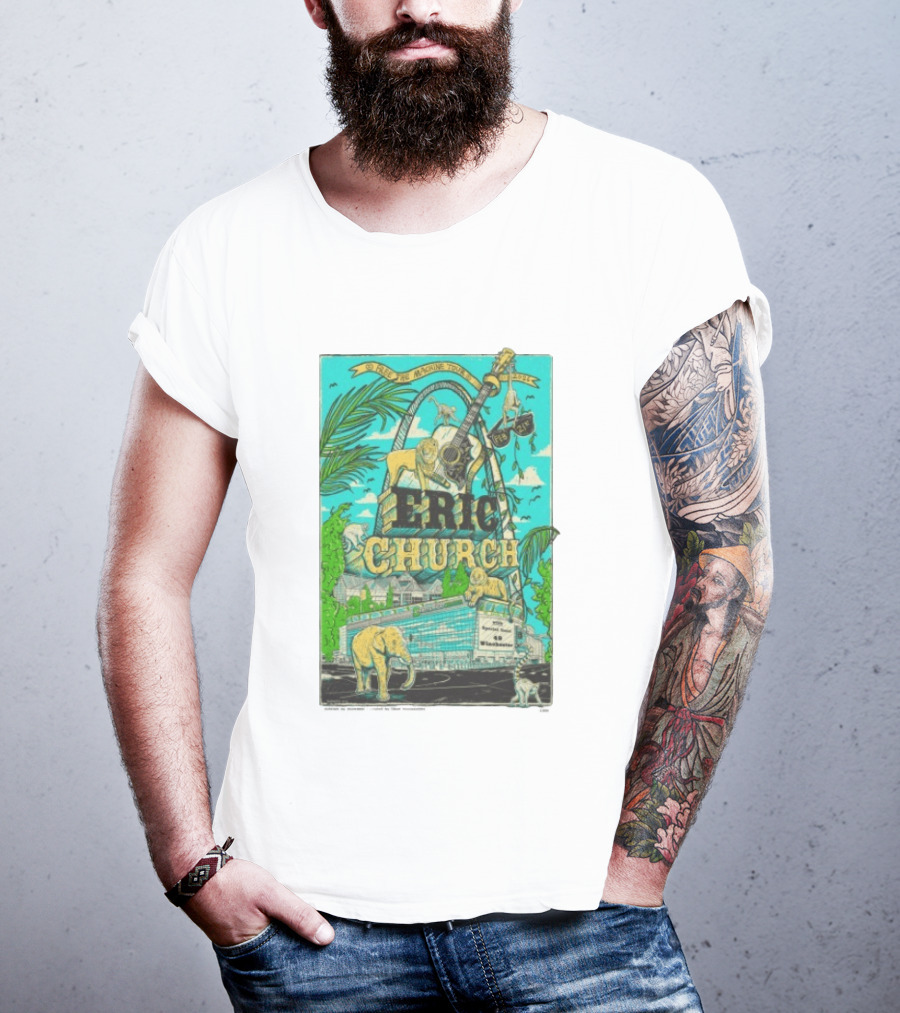 Eric Church St. Louis Gather Again Tour Feb 21 2026 Enterprise Center T-Shirt
