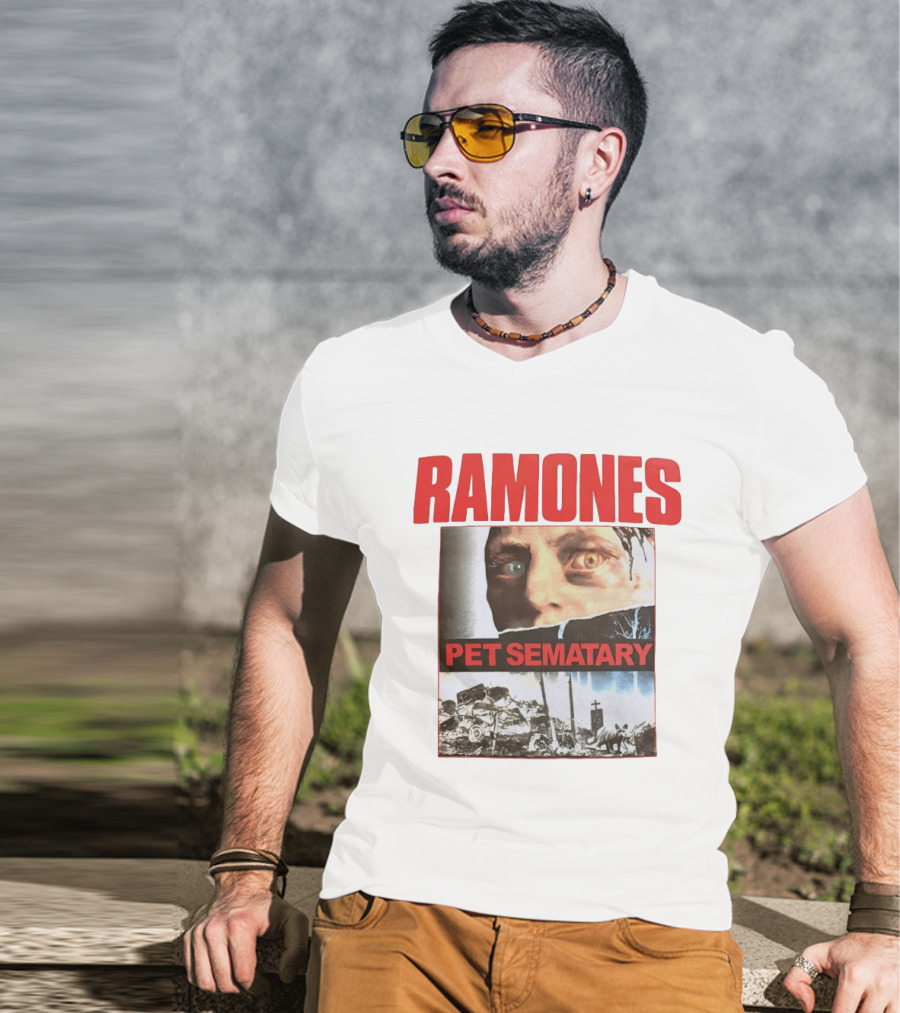 Ramones Pet Sematary Horror Movie T-Shirt