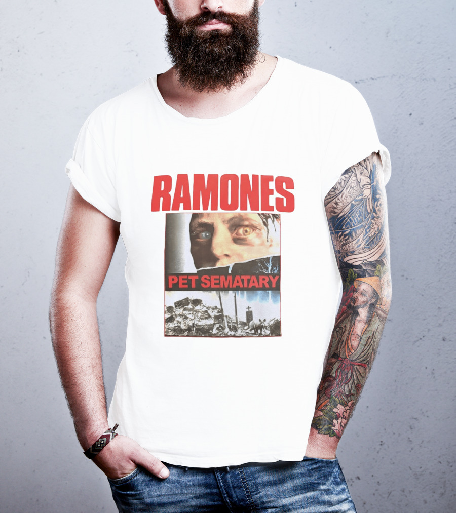 Ramones Pet Sematary Horror Movie T-Shirt