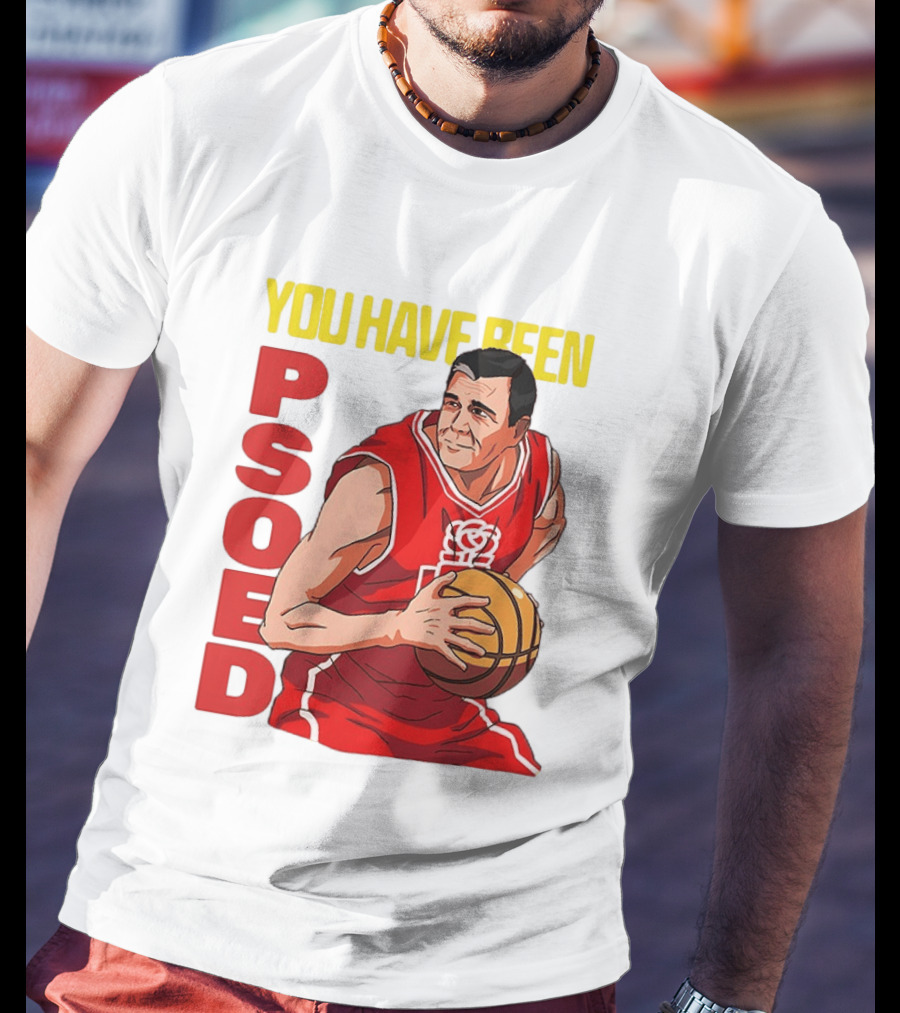 You Have Been Psoed Basketball Player Red Jersey T-Shirt