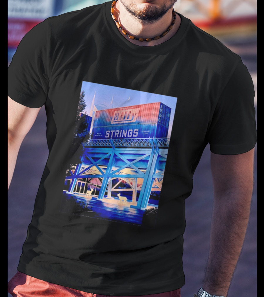 Billy Strings Nashville Tennessee February 20 To 22 2026 With Bridge And Deer T-Shirt