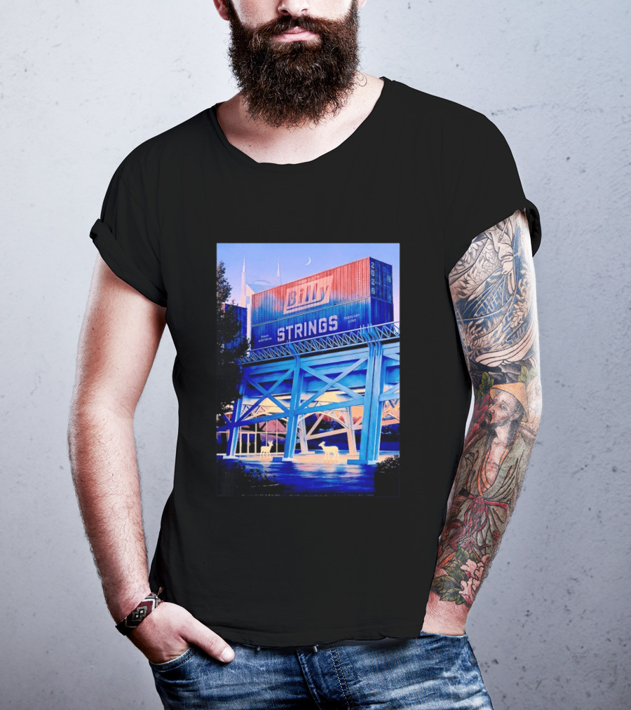 Billy Strings Nashville Tennessee February 20 To 22 2026 With Bridge And Deer T-Shirt