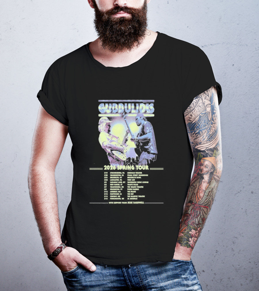 Gubbulidis 2026 Spring Tour Feb 20 Washington DC Live Concert Event T-Shirt