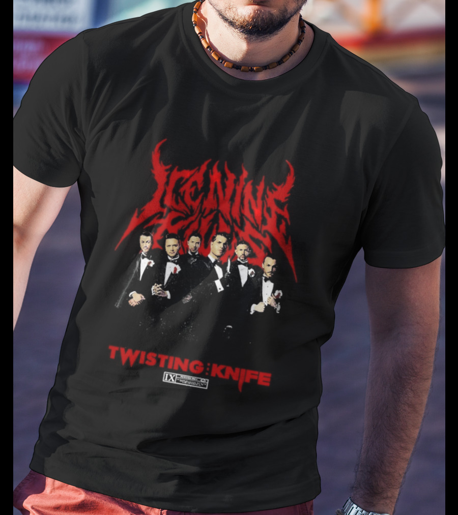 Ice Nine Kills X Scream 7 Twisting The Knives Part One Nightmare On The Knife T-Shirt