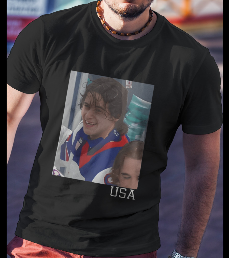 Jack Hughes OT Winner USA Teeth 2026 Winter Olympics Milano Cortina T-Shirt