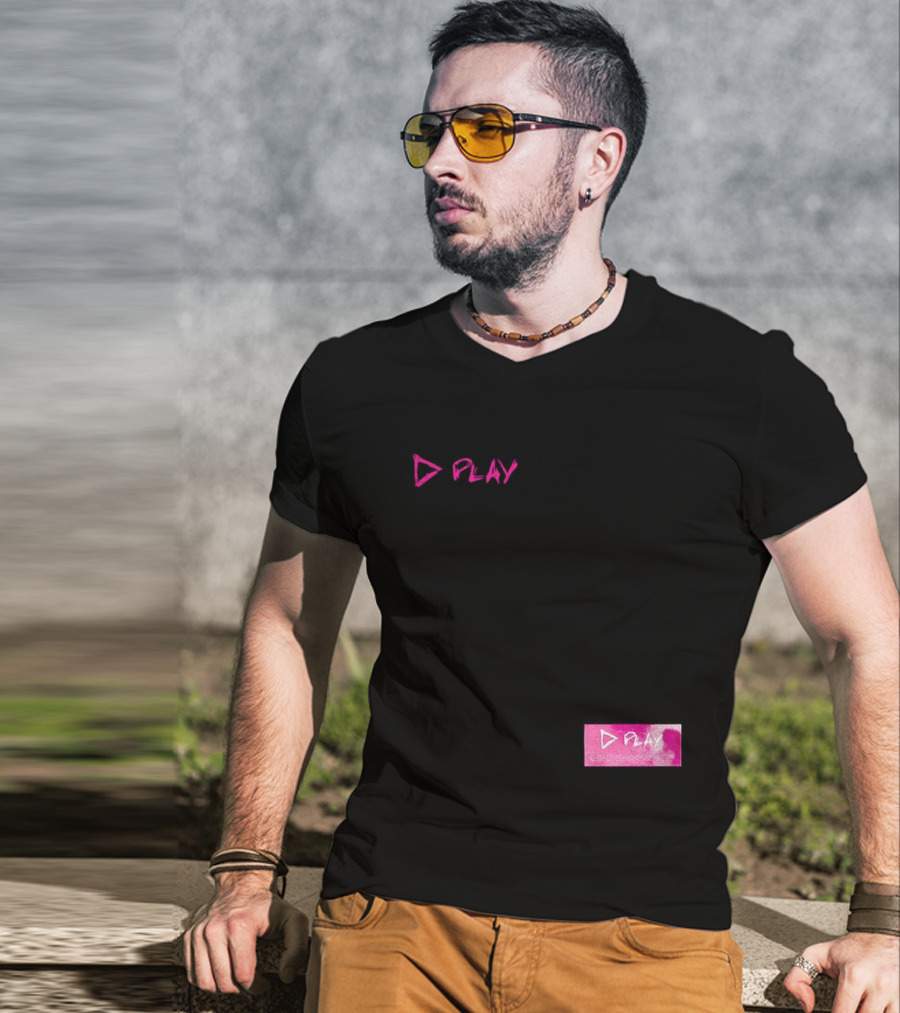 Ed Sheeran Loop Tour 2026 Play Pink T-Shirt