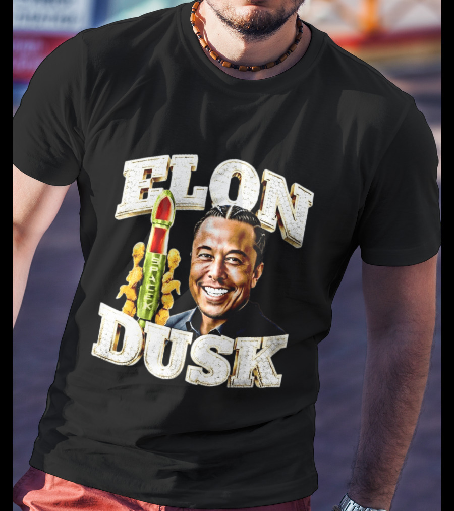 Elon Dusk SpaceX Rocket And Teddy Bears T-Shirt