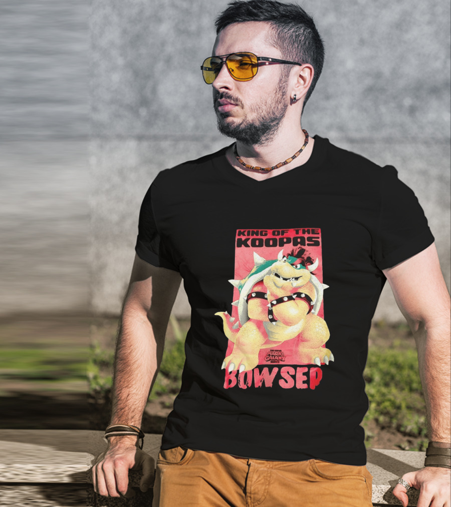 King Of The Koopas Bowser Mario Galaxy Movie T-Shirt