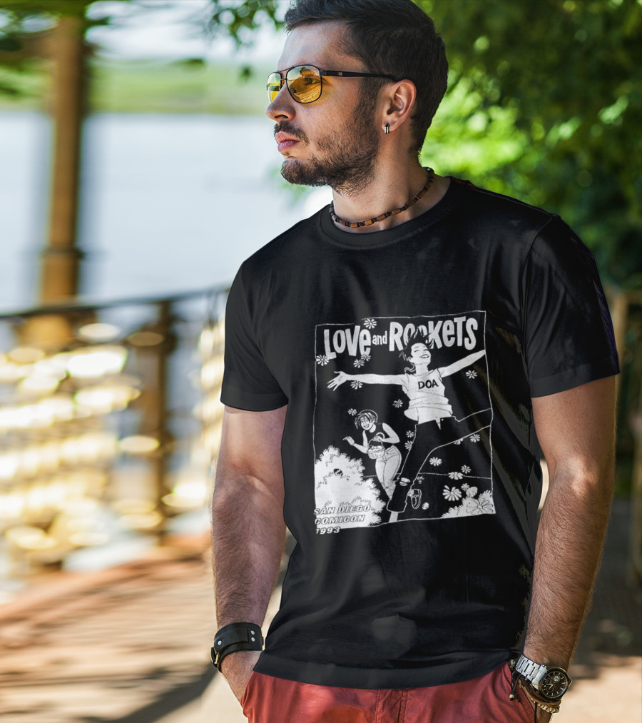 Love And Rockets San Diego Comicon 1993 Classic Cover T-Shirt