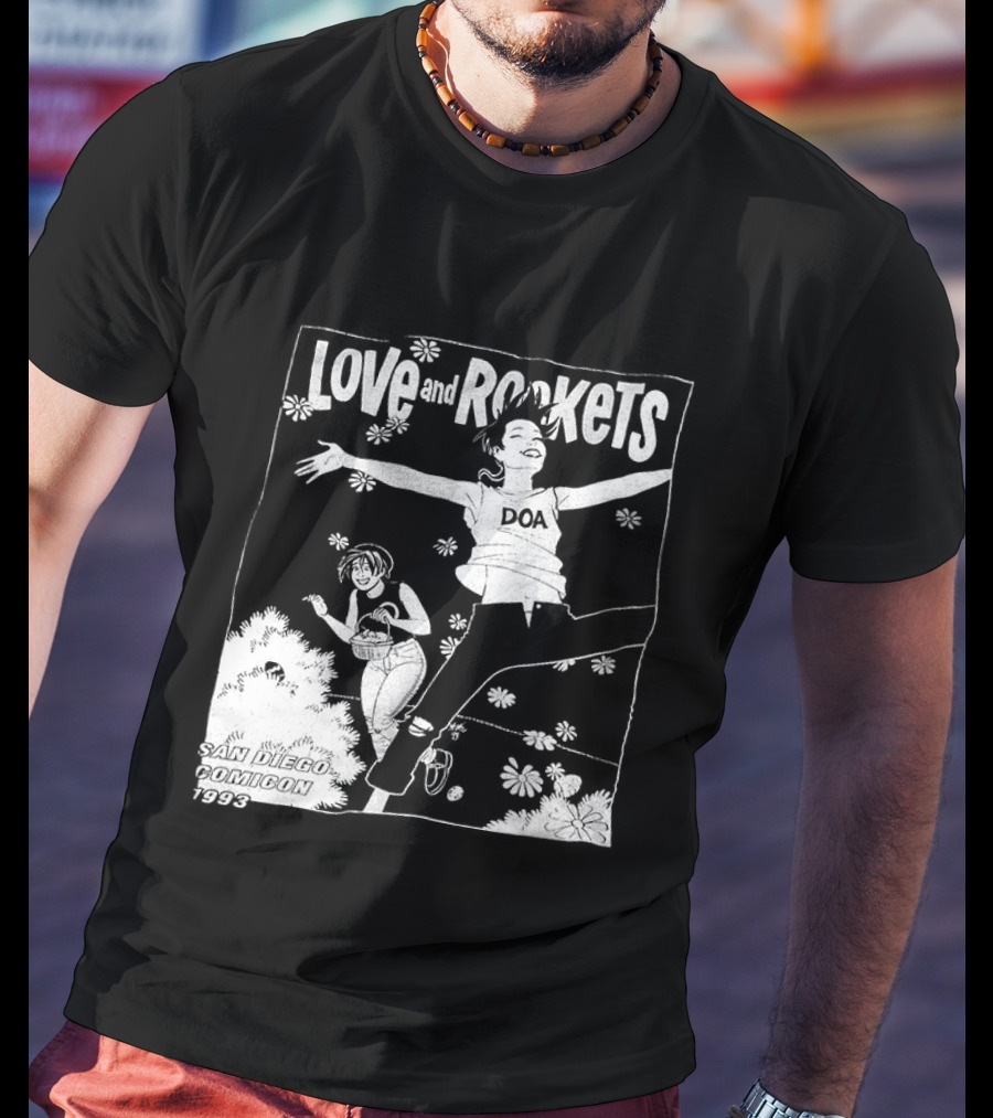Love And Rockets San Diego Comicon 1993 Classic Cover T-Shirt