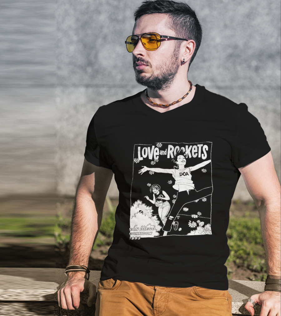 Love And Rockets San Diego Comicon 1993 Classic Cover T-Shirt