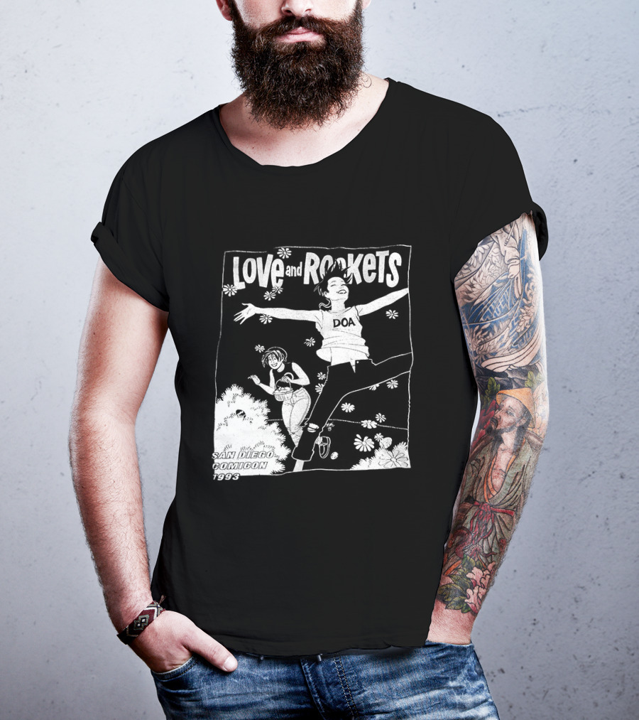 Love And Rockets San Diego Comicon 1993 Classic Cover T-Shirt