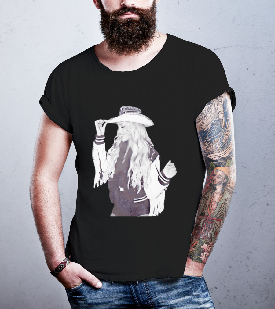 Megan Moroney Cloud 9 Tour 2026 Fringed Cowboy Hat And Jacket T-Shirt