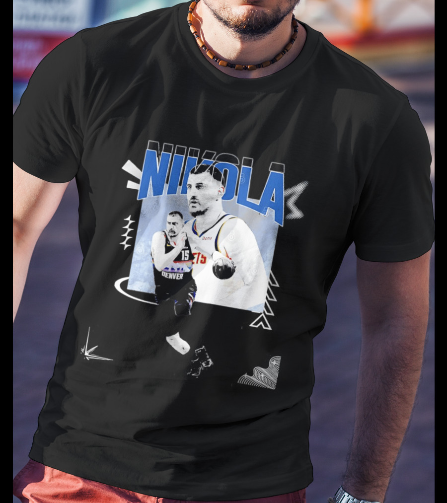 Denver Nuggets Nikola Jokic 15 Basketball T-Shirt
