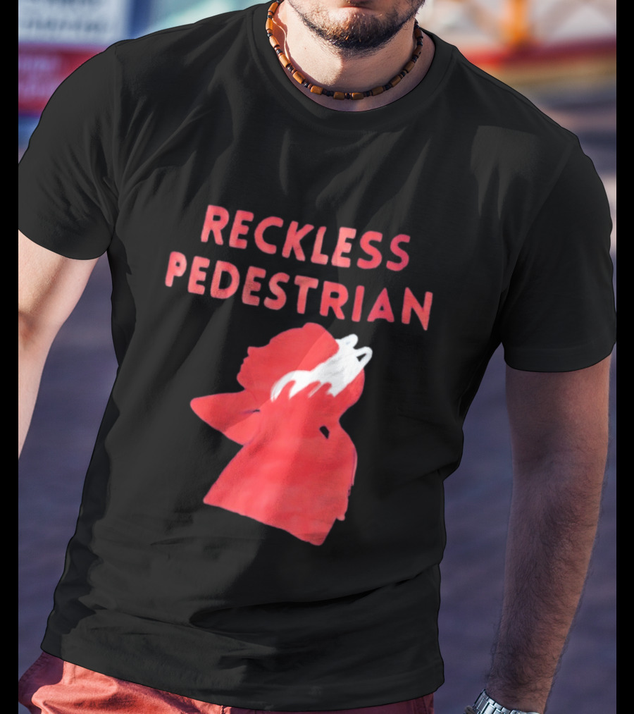 Reckless Pedestrian Bold Red T-Shirt