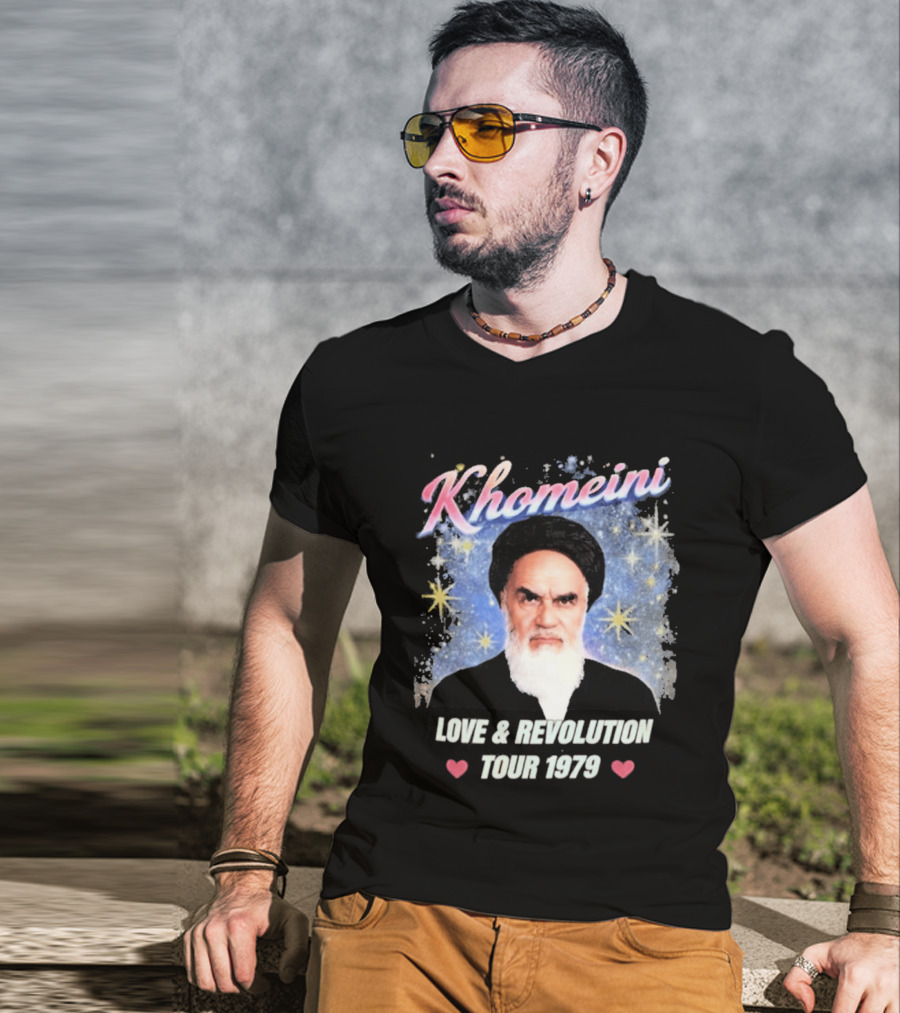 Khomeini Love & Revolution Tour 1979 T-Shirt