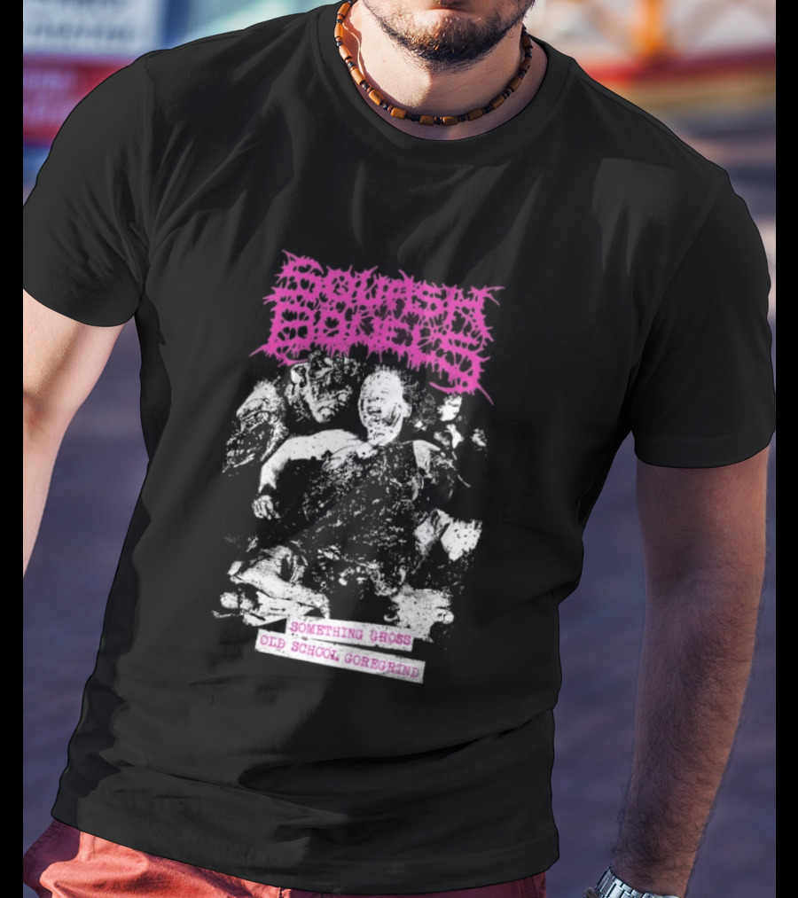 Squash Bowels Something Gross Old School Goregrind Pink Psychotic Gore T-Shirt