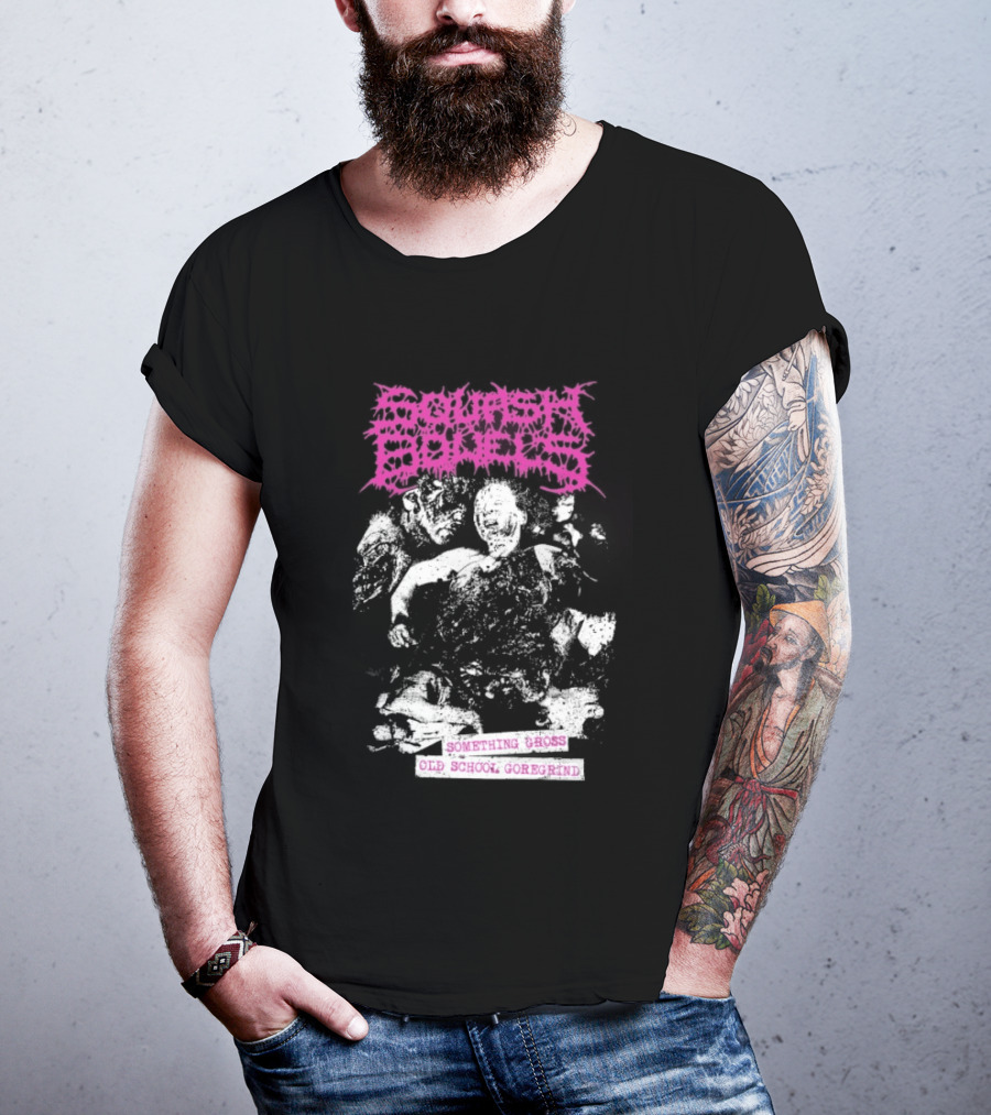Squash Bowels Something Gross Old School Goregrind Pink Psychotic Gore T-Shirt