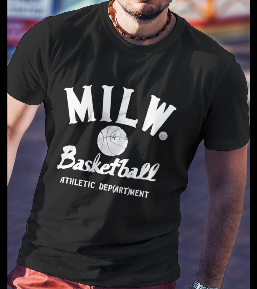 MILW Basketball Athletic Department Retro Sports T-Shirt