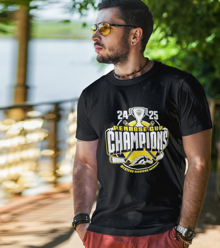 Western Michigan Broncos 2025 Penrose Cup Champions T-Shirt