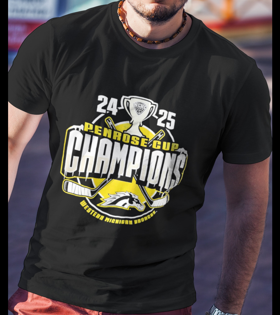 Western Michigan Broncos 2025 Penrose Cup Champions T-Shirt
