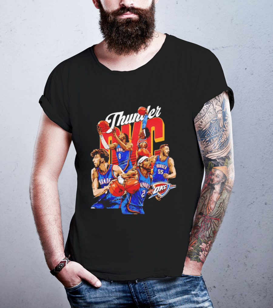 Shai Gilgeous Alexander OKC Thunder Basketball Team Players T-Shirt