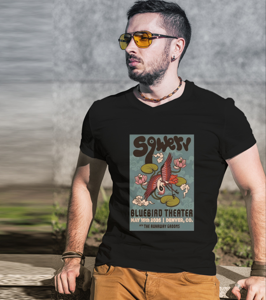 Skwerv Bluebird Theater Denver May 16 2026 The Runaway Grooms Event T-Shirt