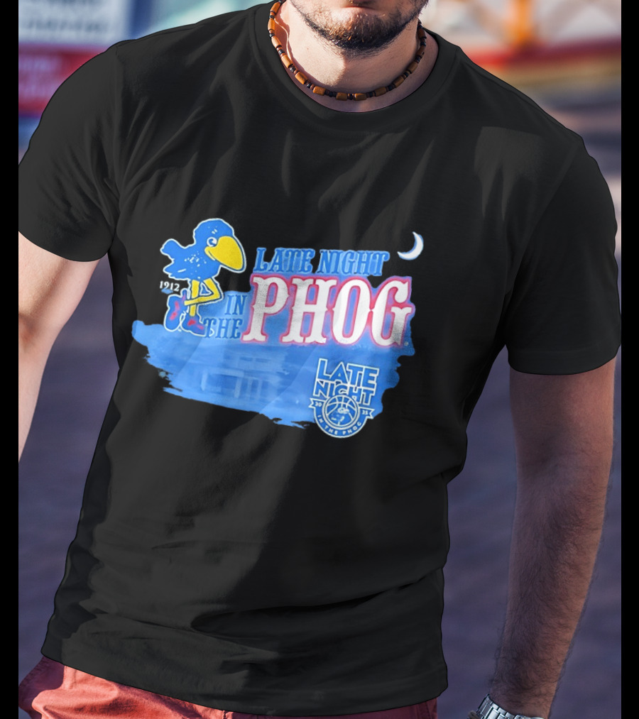 Late Night In The Phog Kansas Jayhawks Since 1912 Basketball Tradition T-Shirt