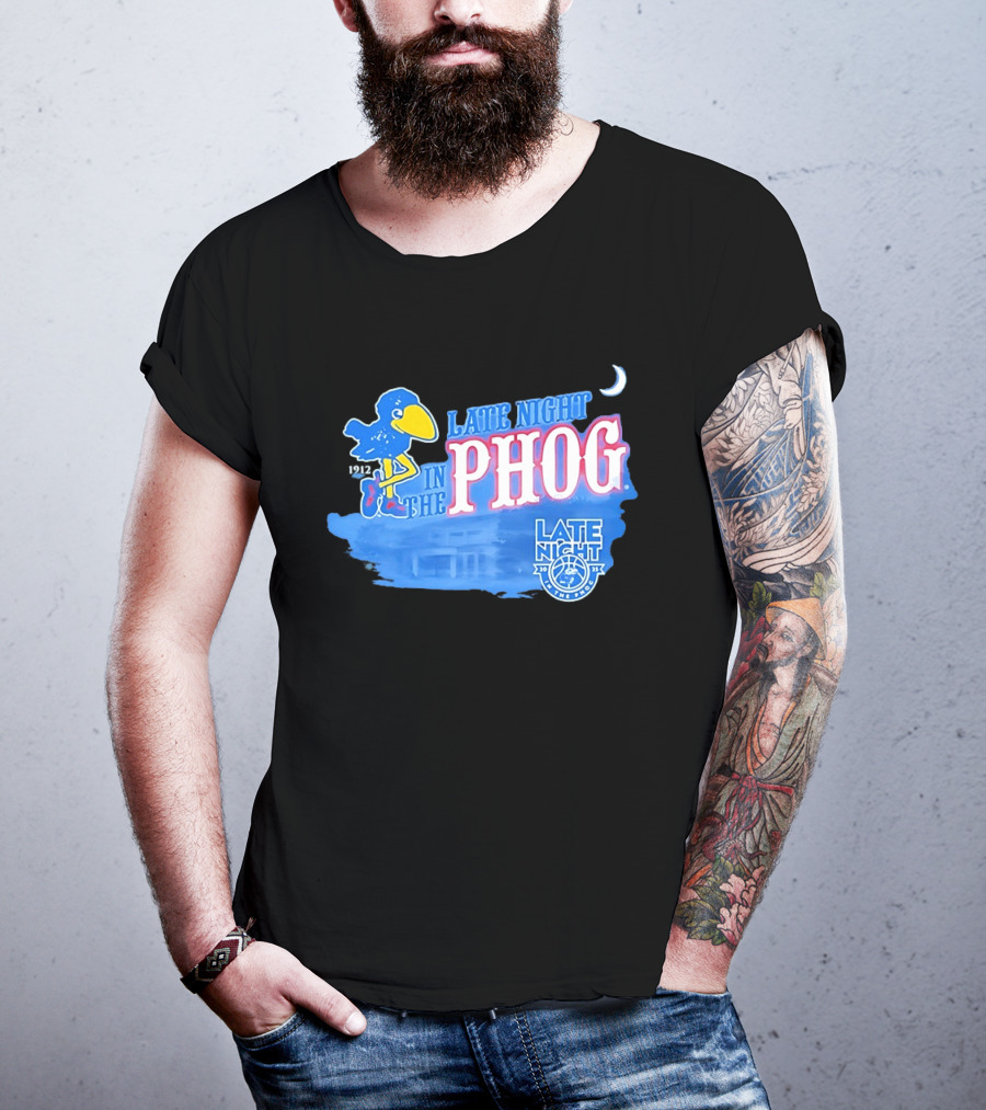 Late Night In The Phog Kansas Jayhawks Since 1912 Basketball Tradition T-Shirt