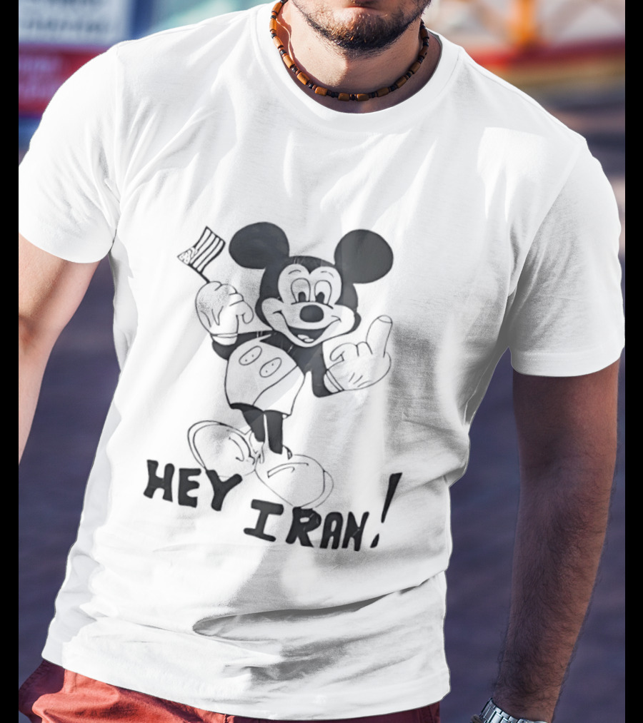 Hey Iran Mickey Mouse T-Shirt